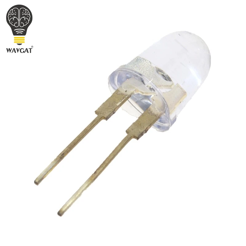 SUQ 10 шт. LED мм белый прозрачный 0 75 мА Вт ультра яркий круглый светодиодный