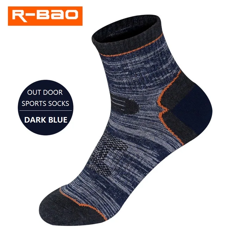 RB040 Men/Women Outdoor Sports Cotton Socks Quality Breathable Moisture Absorption Wear-Resisting Hiking Socks