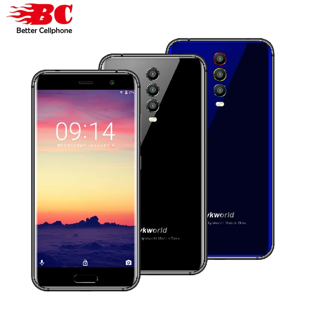 Cheap Global Vkworld K1 Dual SIM FDD 4GB+64GB Android 8.1 MTK6750T Octa Core 3 Back Cameras 4040mAh 5.2 inch OTA Face ID Smartphone