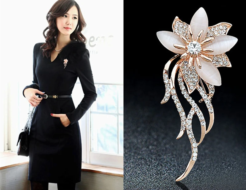 OneckOha-Fashionable-Opal-Stone-Flower-Brooch-Pin-Women-Garment-Accessories-Jewelry-Brooch-Rhinestone-Pin (1)