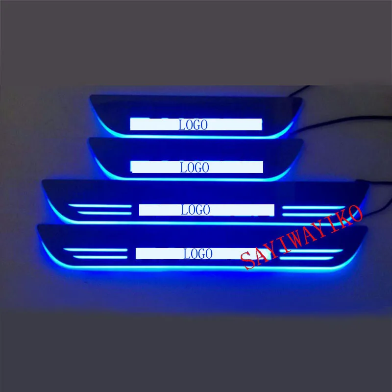 Подходит для RANGRE LED scuff plate дверные пороги Защитные чехлы Ranger T6 T7 XLT 2012 2017