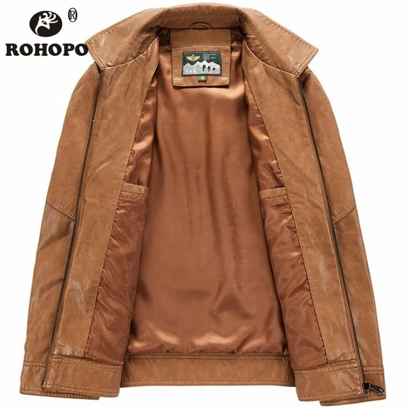Leather Casual Jacket Men Autumn Summer Male Leather PU Outwear Winter Leisure Jackets Classical Design Korean Vintage COAT