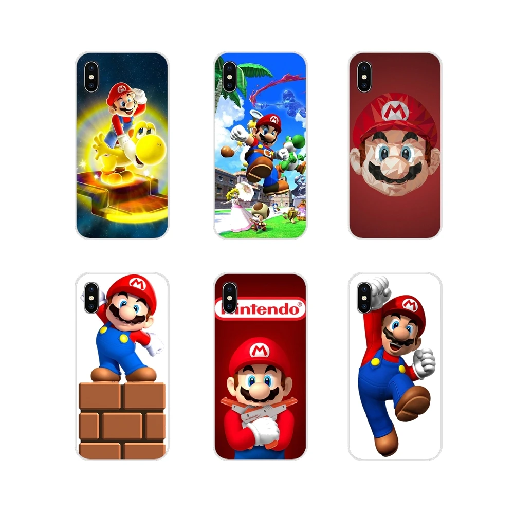 

For Huawei P Smart Mate Honor 7A 7C 8C 8X 9 P10 P20 Lite Pro Plus Accessories Phone Cases Covers Super Mario Bros