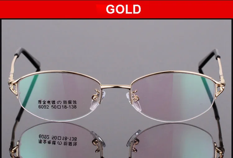 GOLD DUCKE GARDELLI лаконичные очки с бриллиантами по рецепту, очки для близорукости, сплав, оптическая оправа, женские очки, оправа oculos - Цвет оправы: GOLD