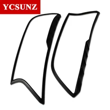 2016 2018 For Ford Ranger ABS Black Headlight Covers Surrounds Trim Suitable Ford Ranger Wildtrak T7