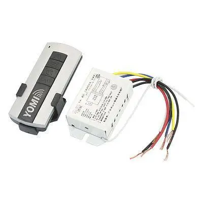 

12V 3CH Light Lamp Wireless Remote Control Switch w Cables