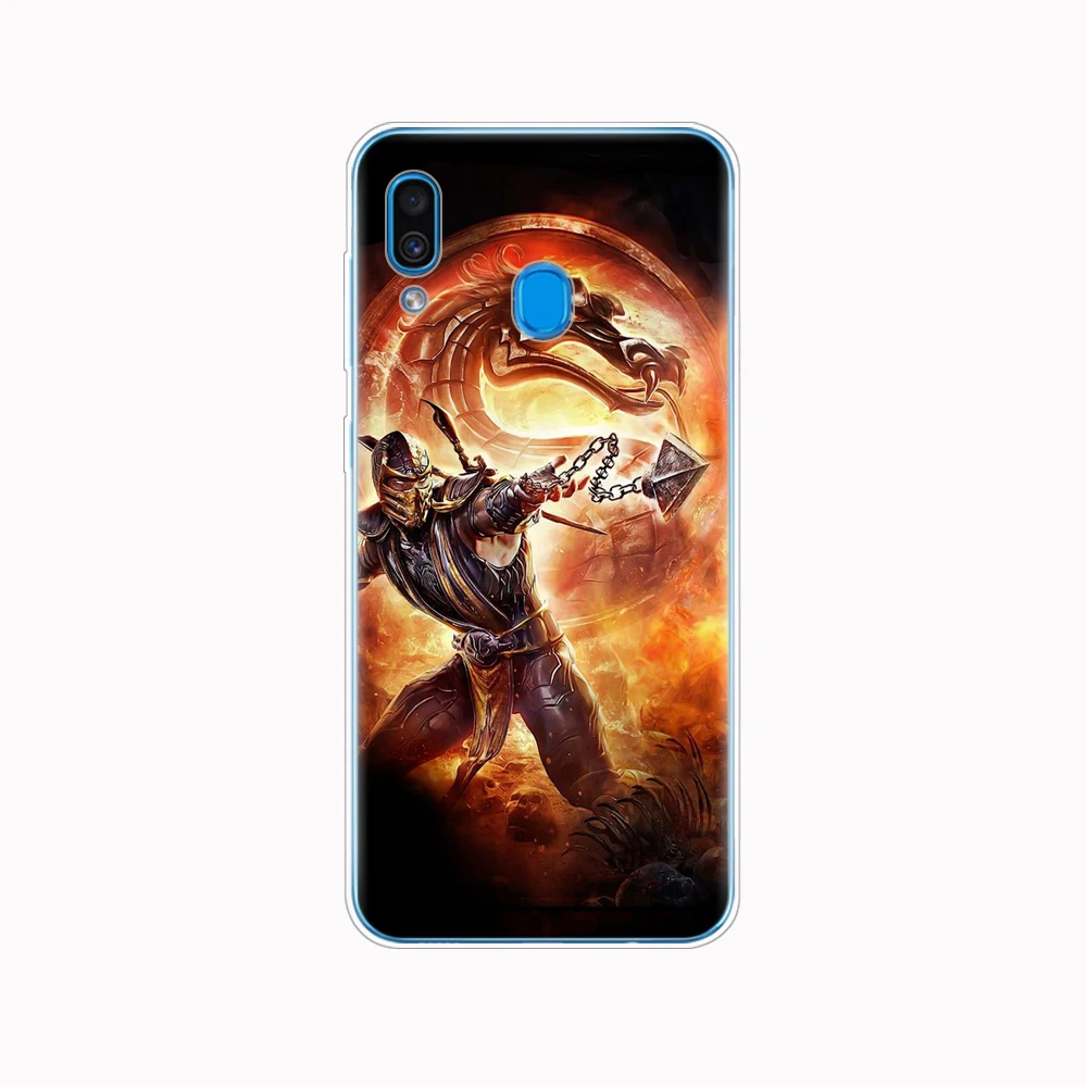 Чехол для Samsung A50 чехол Galaxy A60 A10 A30 A40 A70 A 50 2019 A9 A7 2018 Scorpion Zero Sub Mortal Kombat|Бамперы| |