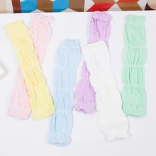 Детские гетры для девочек, носки с радужным узором для маленьких детей, тонкие дышащие хлопковые наколенники, противомоскитные носки для мальчиков и девочек 1-3 лет