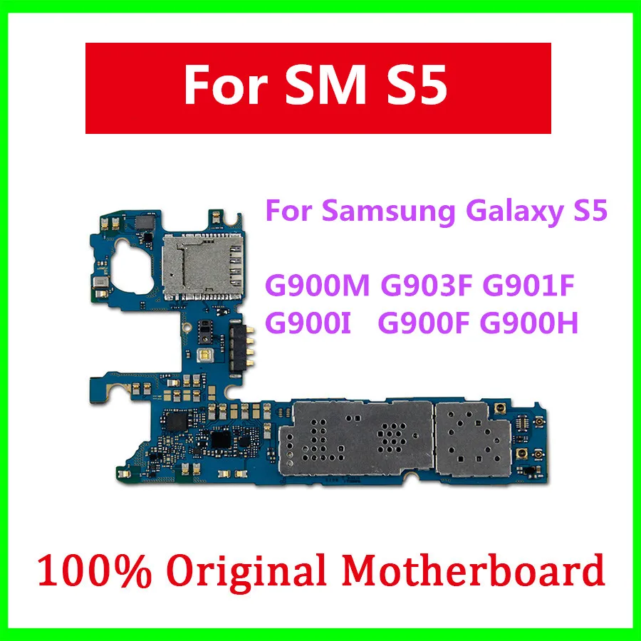 

Motherboard For Samsung Galaxy S5 G900M G903F G901F G900I G900F G900H Logic Board Unlocked Mainboard With Chips