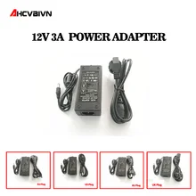 Низкие! Новинка, 12V 3A 36W AC для DC адаптер питания для 2,1& 2,5mm Светодиодная лента камеры безопасности