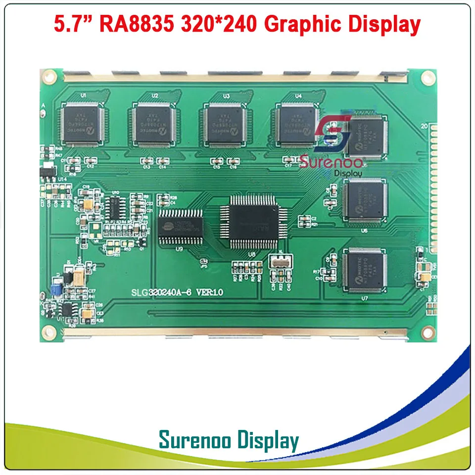 Графический ЖК модуль 5 7 "320X240 320240 дисплей панель LCM с контроллером RA8835 синий