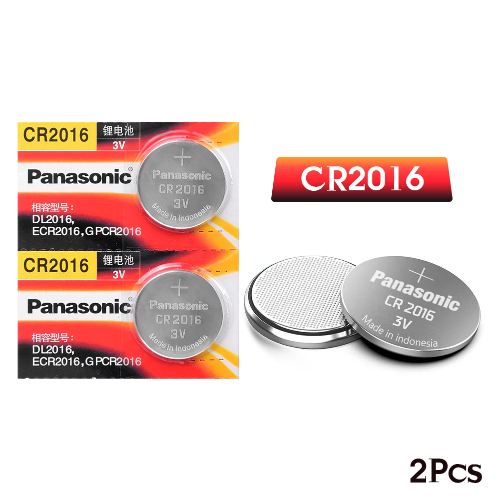 

Panasonic 2PCS/LOT 3V cr2016 Top Quality Lithium Battery Button Battery Watch Coin Batteries cr 2016 DL2016 ECR2016