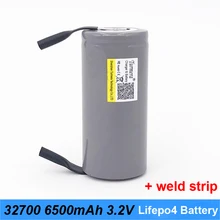 32700 battery charger 32700 lifepo4 3.2v 6500mah 33A 55A weld strip for screwdriver battery electric bike powered led lights O31