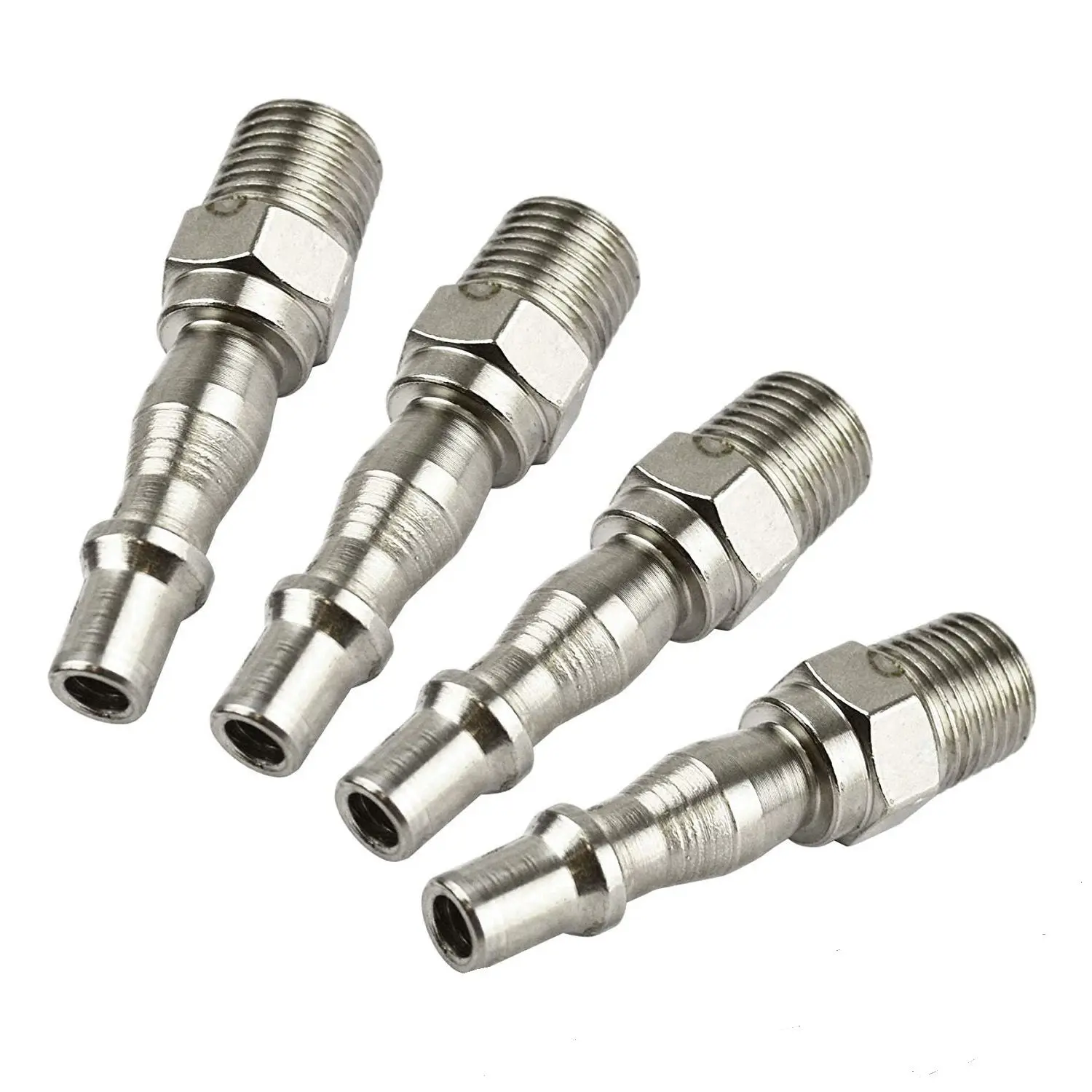 

Air Line Hose Fitting Connector Quick Release 1/4 Male Thread 5pk 6.35mm Air Compressor Hose Quick Coupler Plug Socket Connector