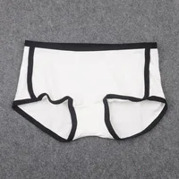 Sous-vêtements d'Hiver en Coton pour Femme, Slip Court, Mignon, Hipster, Fille, Lingerie Sexy, Boxer, Culotte Décontractée 4