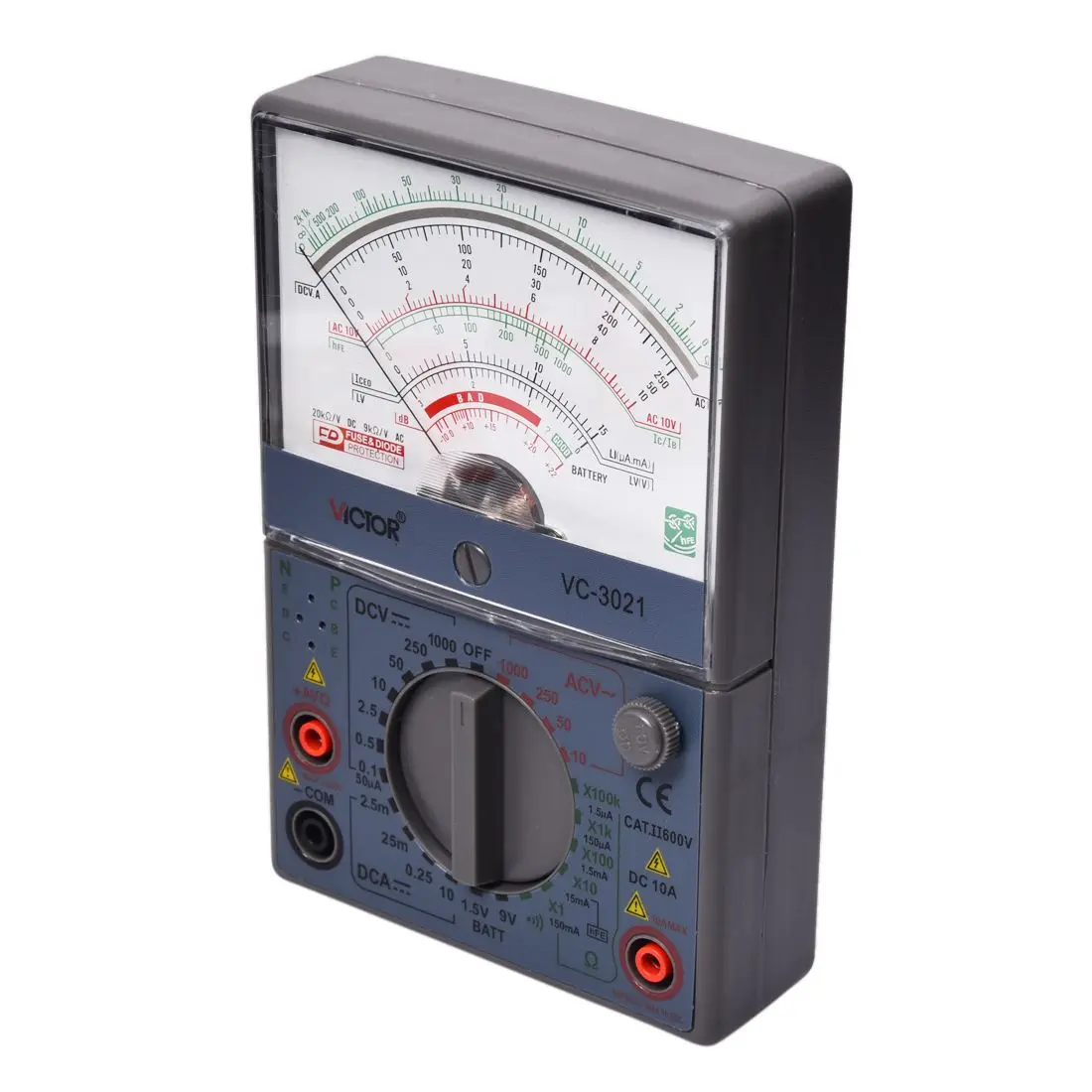 VICTOR VC3021 аналоговые мультиметры, механический мультиметр,, измеримый
