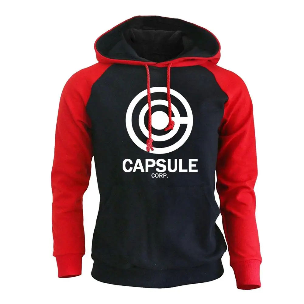 

New 2017 Autumn Winter Fleece Raglan Sweatshirts Harajuku Anime DRAGON BALL Print Streetwear Hoodies Men Fashion Tracksuit K-pop