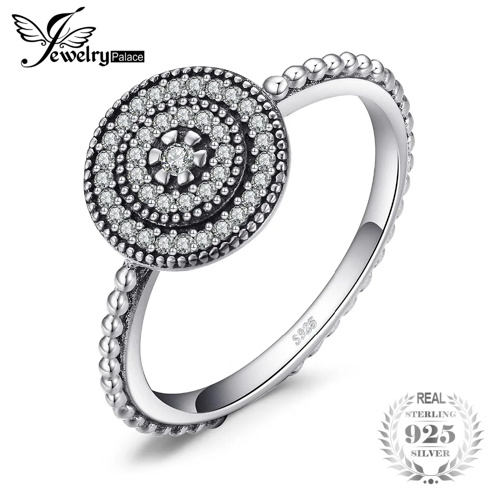 Jewelrypalace стерлингового серебра 925 timelss дружбы Halo Кольцо | Украшения и аксессуары