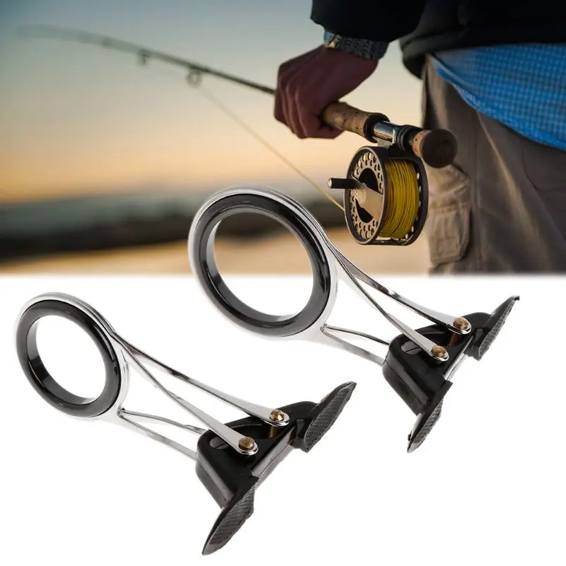 Guide Ring Fishing Rod Pole Line Guides Top Rings Folding Stainless
