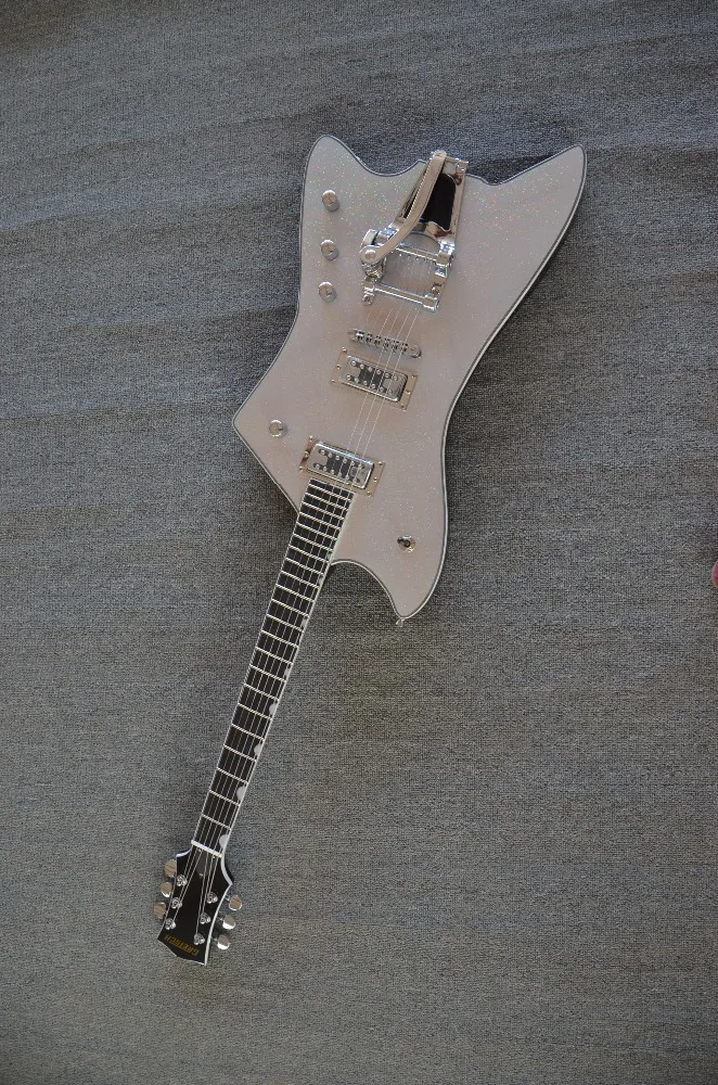 sliver spark color Gretsch electric guitar Billy Bo Signature Grover