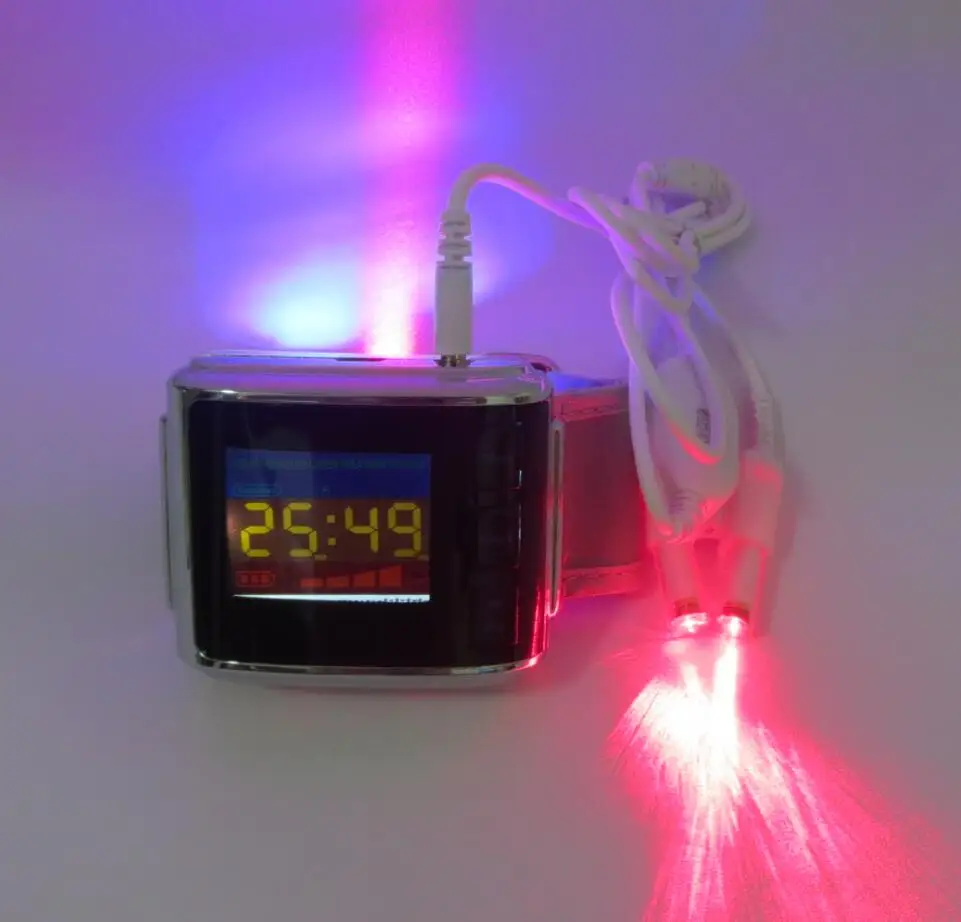 

2019 New ATANG Laser Watch Therapy Red laser and Blue LED watch for lower high blood pressure improve Blood Flow Clean Blood