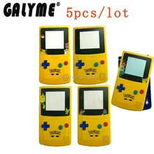 5 шт./лот Galyme Карманный мультяшный чехол для GameboyColor GBO DMG игровая Консоль Корпус для мальчика с резиновыми накладками наклейка винт