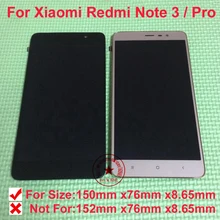 Top neue hongmi note3 lcd display touchscreen digitizer assembly mit rahmen für xiaomi redmi note 3 pro mobile ersatz teile