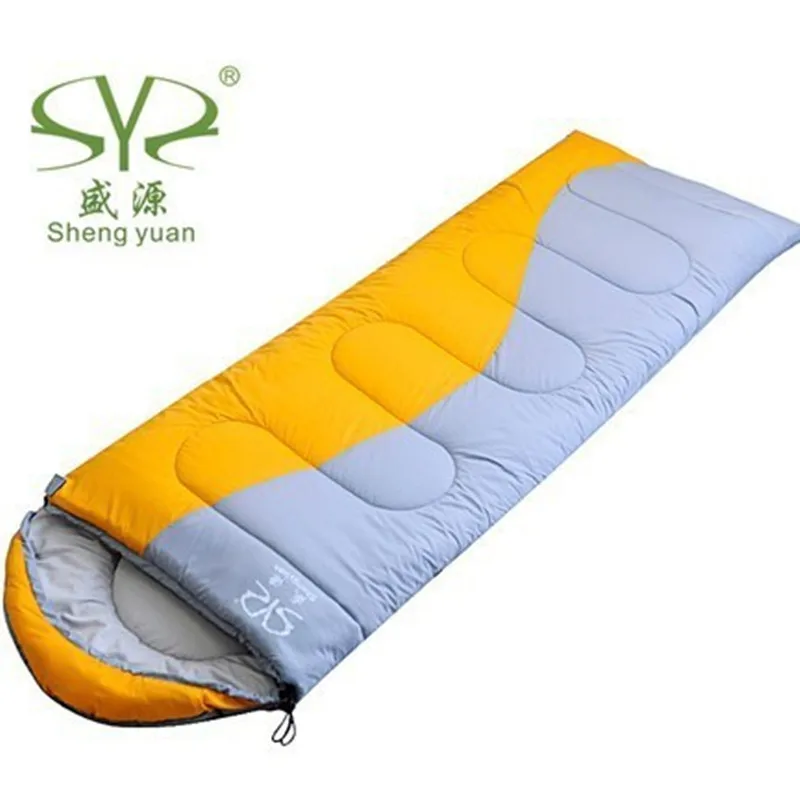 Free Shipping  Outdoors Splicing Camping Equipment Thickness Envelope Sleeping Bag Sports Tactical Ultralignt Wint