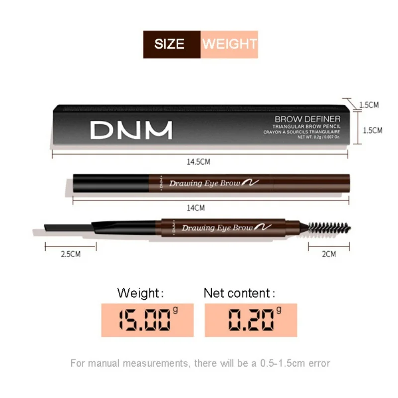 2019 7 Type Eyebrow Natural Paint Eye Brow Automatic Eyeliner with Brow Brush Waterproof Black Brown Beauty Makeup Cosmetic 2019 7 Type Eyebrow Natural Paint Eye Brow Automatic Eyeliner with Brow Brush Waterproof Black Brown Beauty Makeup Cosmetic