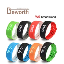 W9 Smart Band IP67 водонепроницаемый wbracelet браслет bluetooth SmartBand Спорт Здоровье Фитнес шагомер часы будильник активности