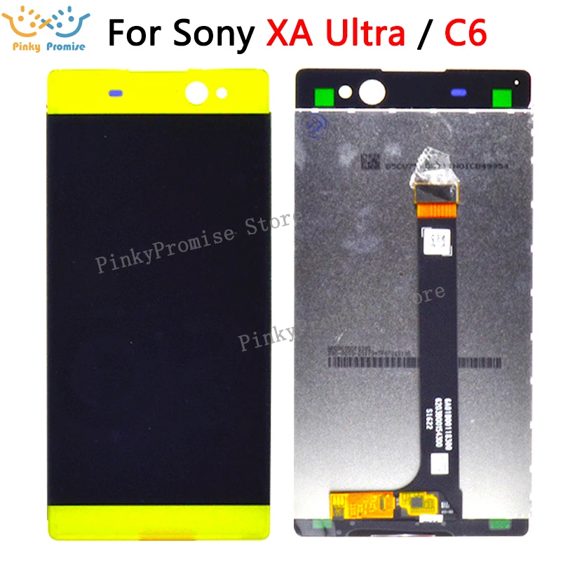 ЖК-дисплей для Sony Xperia XA C6 Ultra F3211 F3212 F3215 F3216 F3213 сенсорный экран с дигитайзером и