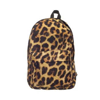 

New Style Leopard Grain 3D Digital Print Travel Backpack