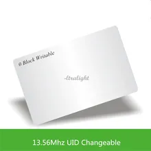 13.56Mhz  UID changeable altralight Card 0 block writable Chinese Magic Card