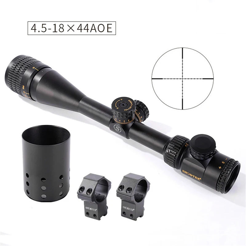 Shooter Hunting ST 4 5 18X44AOE прицел объективный Фокус черный 1 дюйм диаметр трубки gs1 0352|shooting