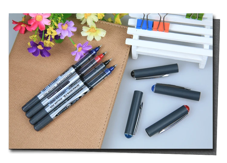 Горячая Распродажа чернил шариковая ручка из нержавеющей стали пуля Совет одноразовая пластиковая ручка