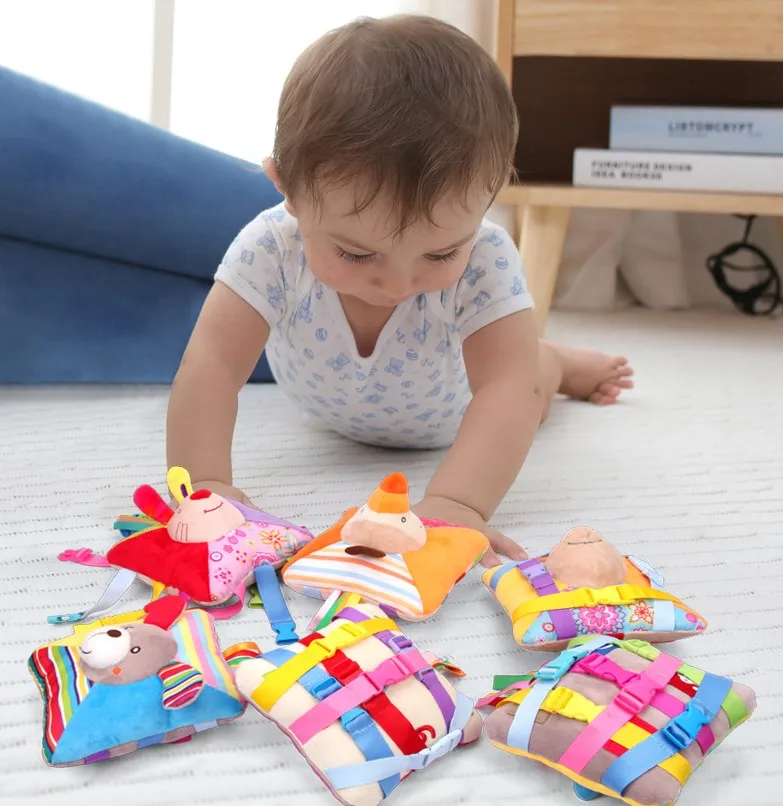 

Montessori Buckle Toy Baby Basic Life Skill Training Kids Early Educational Color Matching Preschool Play Learning Toys