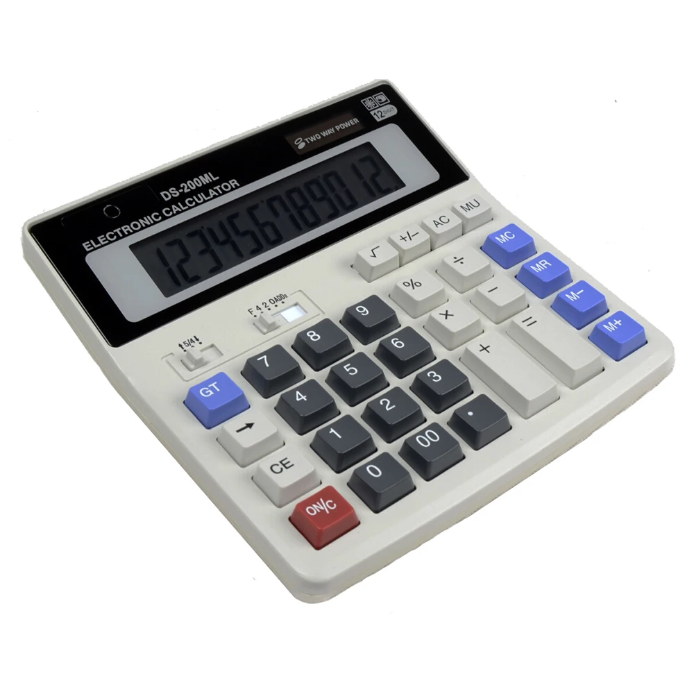 Solar Calculator Office Calculator Large Computer Keys DS 200ML PLUS