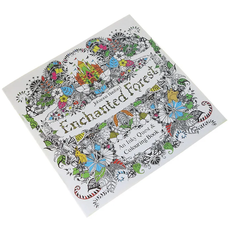 Student Learning Art Coloring Coloring Animal Kingdom Pattern English Wallpaper Adult Child Coloring Book 24 Pages Each Book