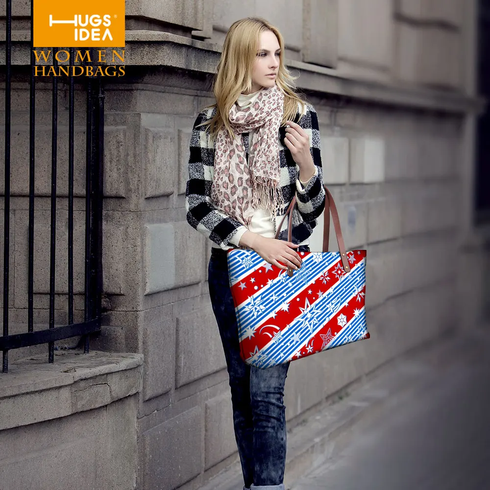

2015 New Style Stripe Women Shoulder Bag Casual Lady Big Bag Durable Totes Female Handbag Cluthes Simple Soft Bolas Mujer
