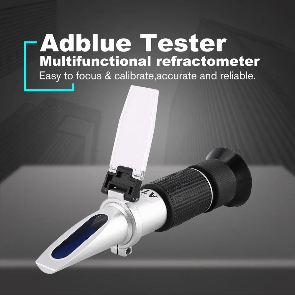 Handheld Refractometer Adblue Ethylene Glycol Antifreeze Battery Fluid Content Coolant Cleaner Meter Mini ATC Measuring Tester