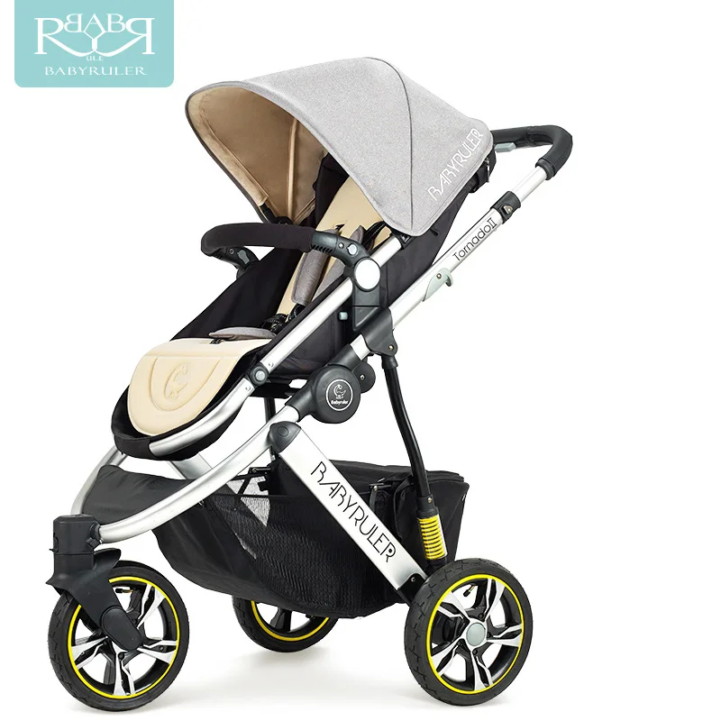 

Babyruler baby stroller 4 wheels stroller strong package high quality
