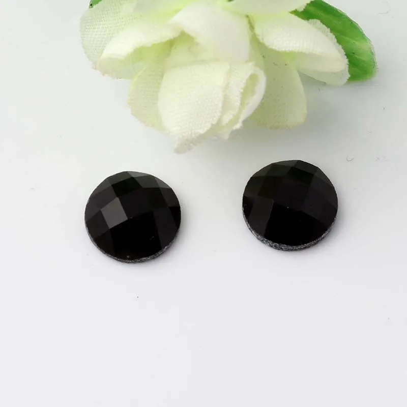 2018 New!!Jewelry accessories black round flat back glass crystal rhinestones DIY Watch and headpiece jewelry | Дом и сад