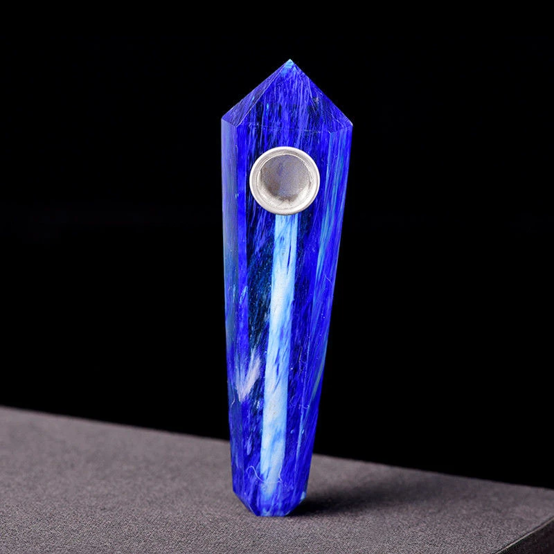 blue smelting smoking tobacco pipe (5)_副本