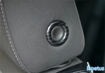

Lapetus Seat Head Pillow Headrest Adjust Switch Decoration Ring Cover Trim For Chevrolet Camaro 2016 - 2020 ABS Carbon Fiber