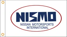Bandeira do carro personalizado bandeira do carro nismo banner 3x5ft 100% poliéster 03