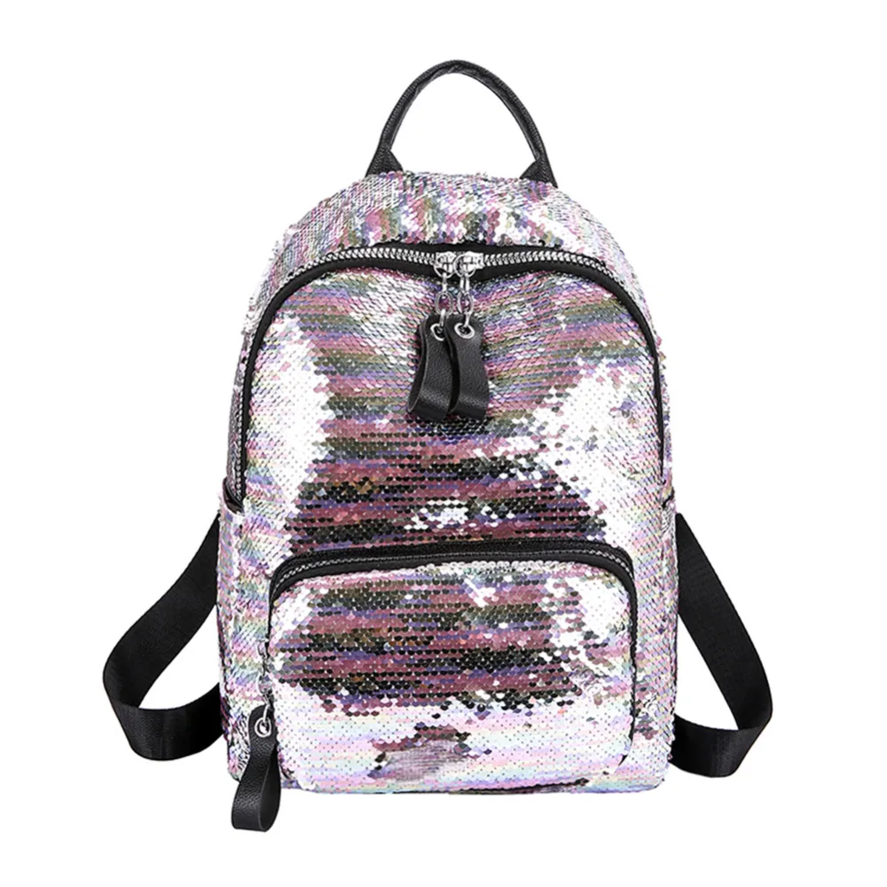  Shining Sequins Backpack Women backpack school for girl Travel Large Capacity Bags Party Bags Glitt - 32962428976