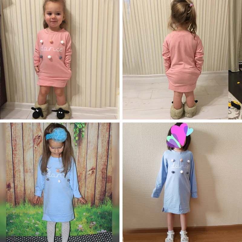 Bear leader/платье для девочек; платье принцессы с пентаграммой; Одежда для девочек; одежда для детей; вечерние платья-пачки в горошек с длинными рукавами для девочек
