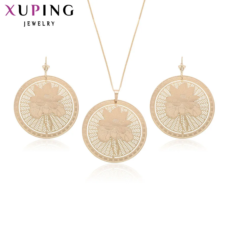 Xuping Fashion Chinese New Style Jewelry Set Charm Gold Color Plated For Women Valentine's Day Gifts 60212 | Украшения и