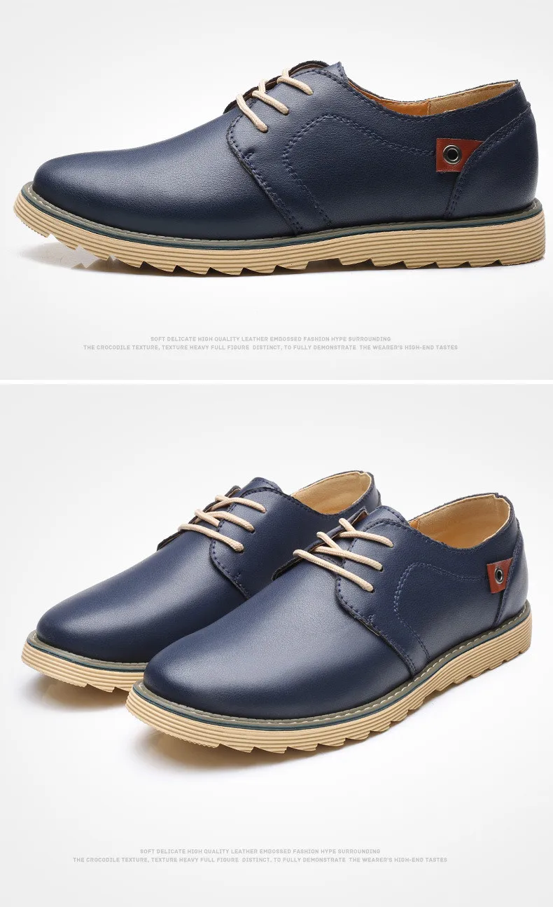 Merkmak/мужская повседневная кожаная обувь; брендовая Дизайнерская обувь для мужчин; Удобные оксфорды; модельные официальные туфли; большие размеры 37-48