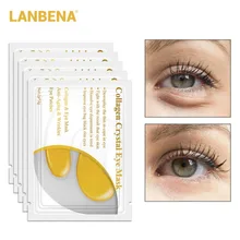 1 пара коллагеновая Белковая маска для глаз патчи удаление темный круг против старения морщин Увлажняющий уход за лицом Укрепляющий Уход за глазами